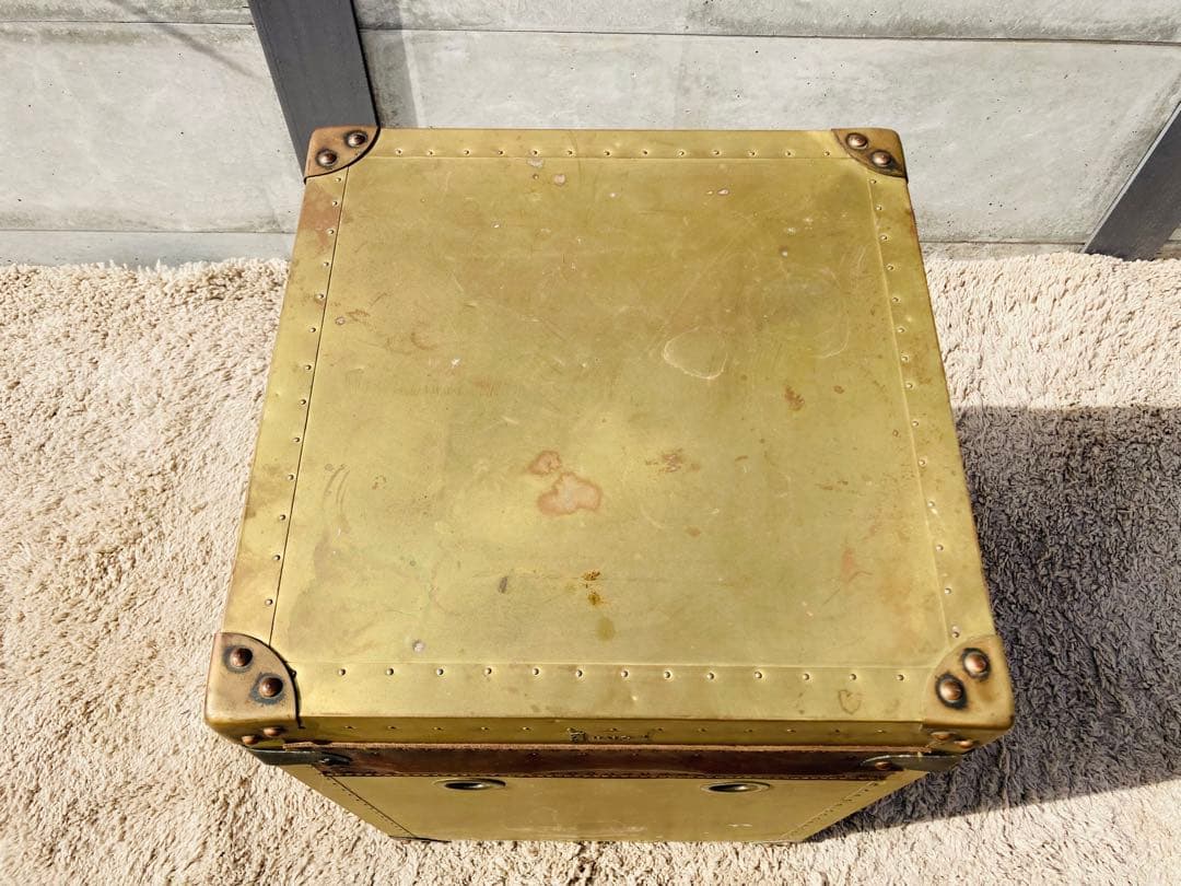k1030-01★HALO PARIS トランクケース 家具39×39×56cm
