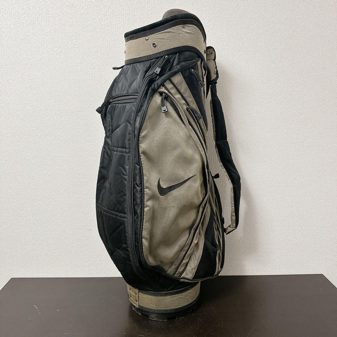 希少 NIKE ナイキ ゴルフバッグ キャディバッグ 6分割 9型相当 カーキ