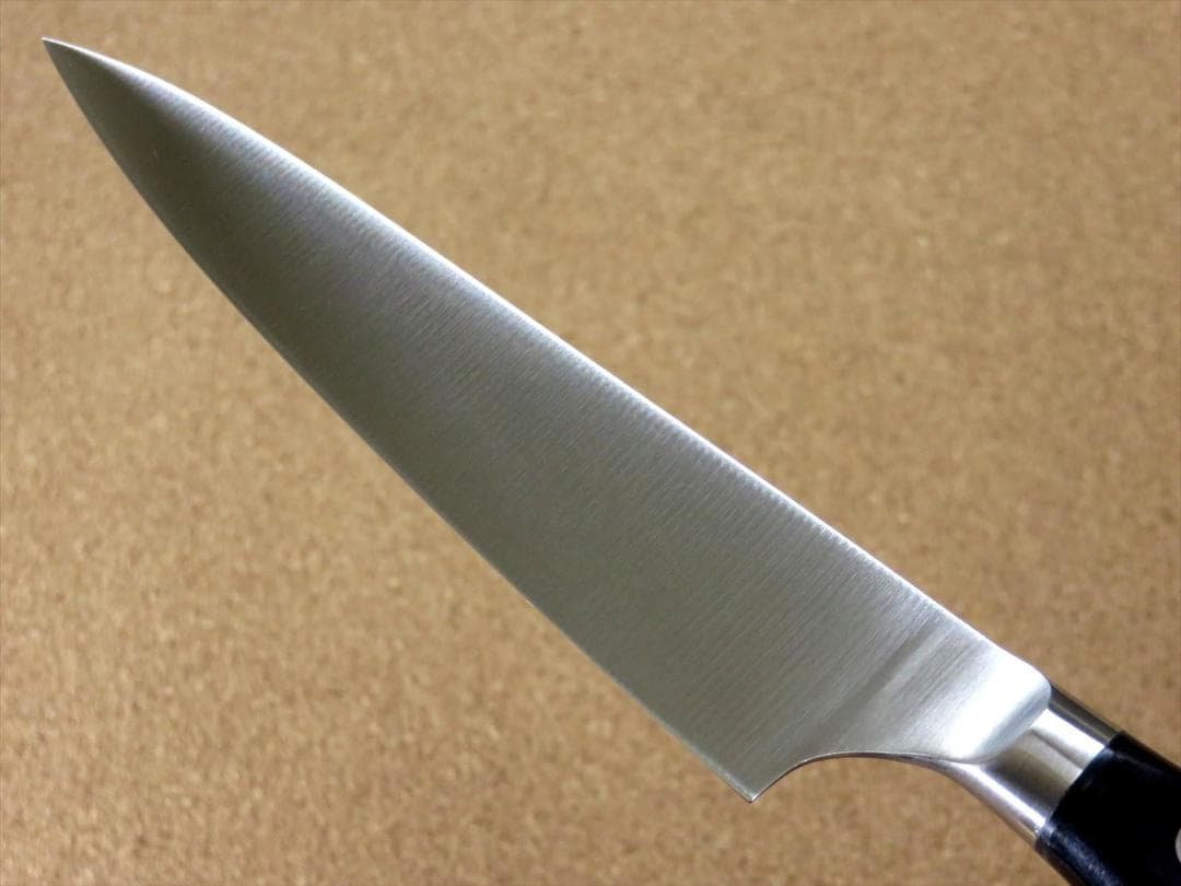 関の刃物 ペティナイフ 130mm PRO-M 鍔付一体型 小型 両刃 果物包丁
