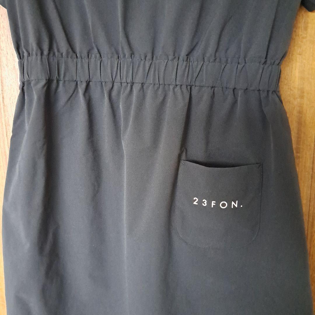 23Fondation 半袖　ゴルフワンピース ネイビー　23区　M　ゴルフ