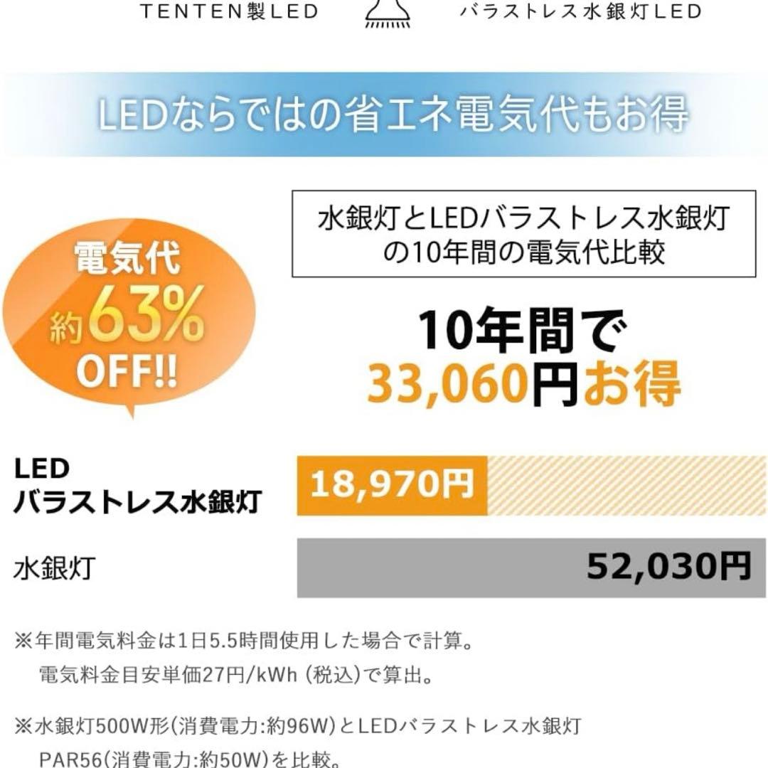 【新品】バラストレス水銀灯LED電球　LEDライト　ビームランプ　省エネ