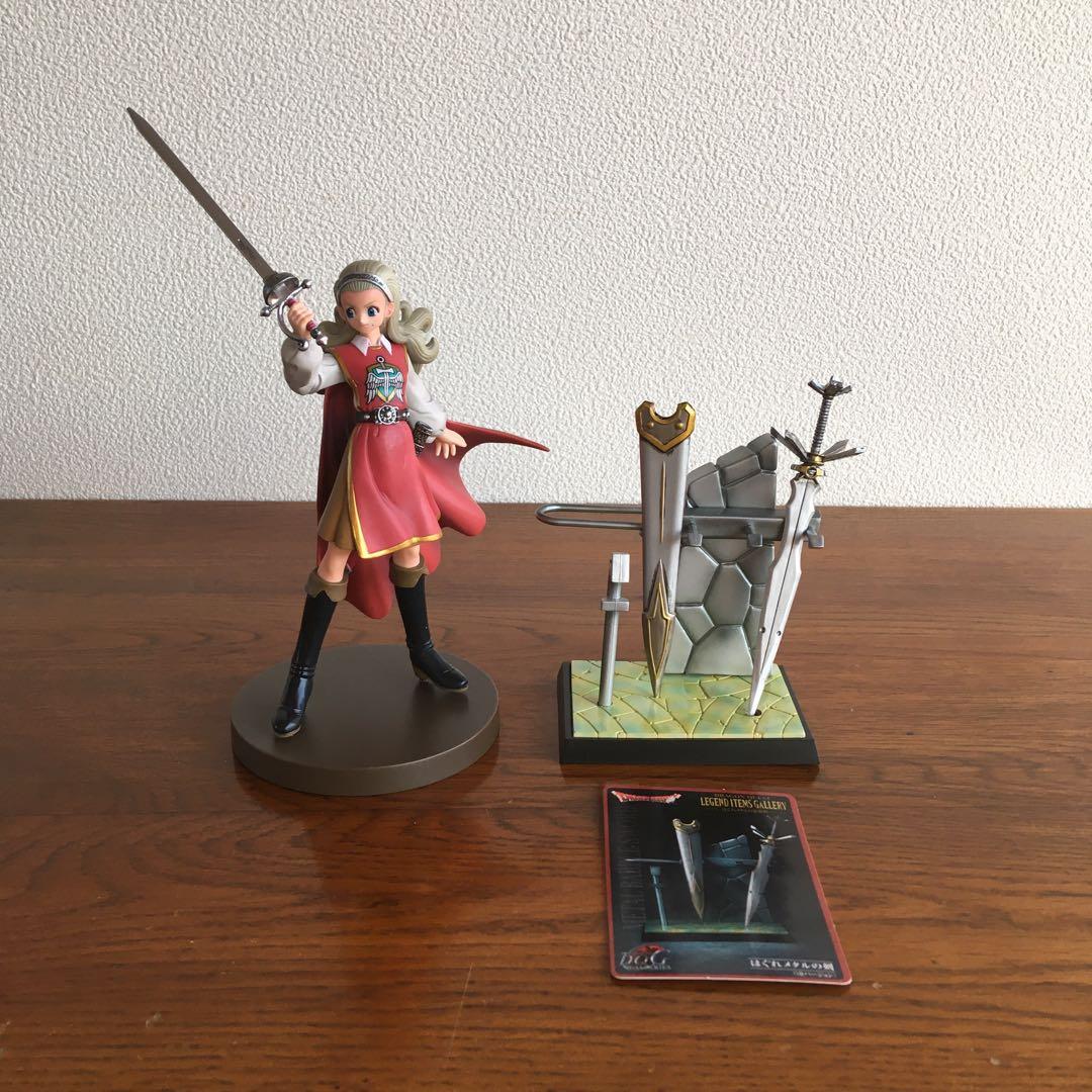 中古フィギュアセット　アンルシア&はぐれメタルの剣(Ⅷバージョン) ドラクエX