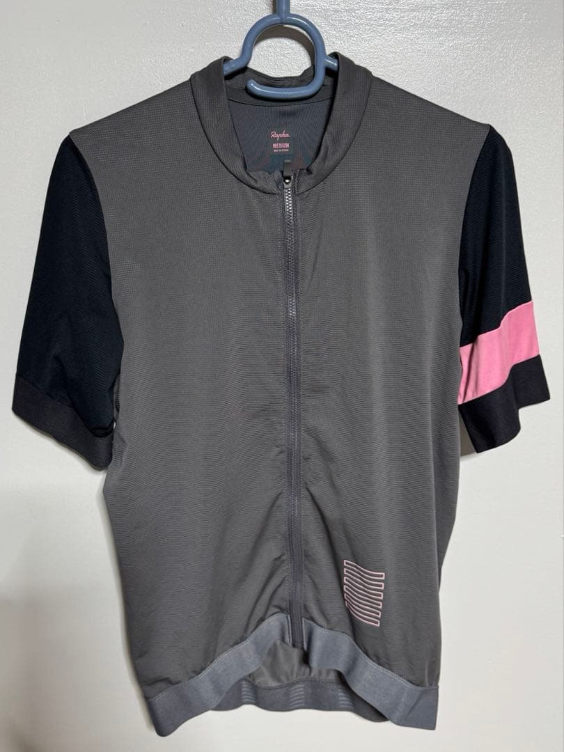 Rapha サイクリングジャージ Medium グレー/黒/ピンク