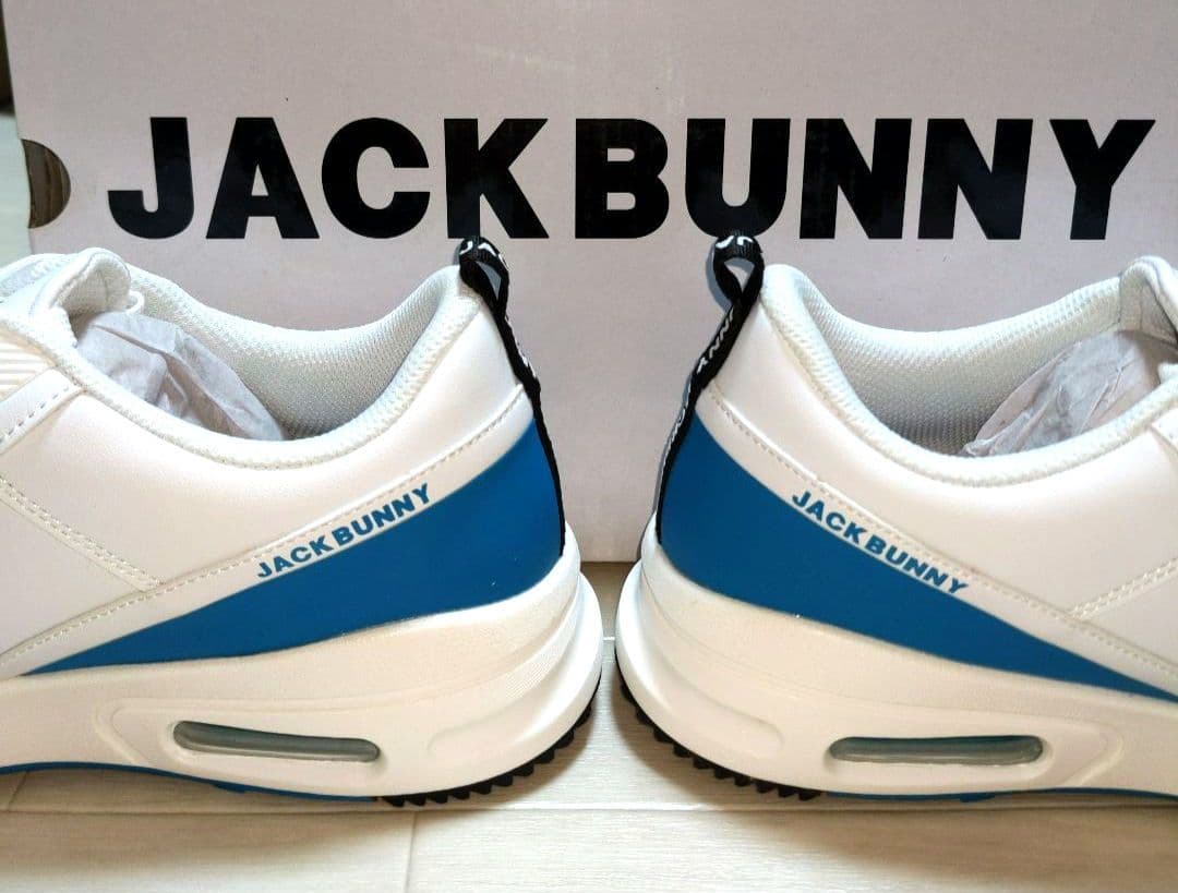 再再再値下新品　ジャックバニー　シューズ27.0cm定価22000円白×青
