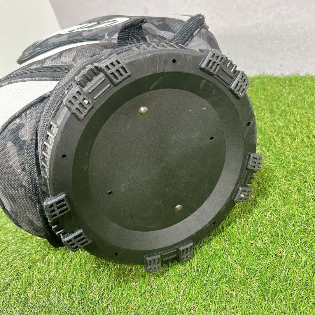 Callaway キャディバッグ カモフラ　迷彩　グレー　フードあり