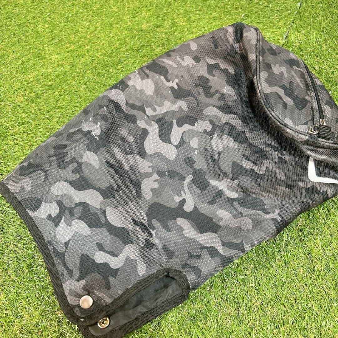 Callaway キャディバッグ カモフラ　迷彩　グレー　フードあり