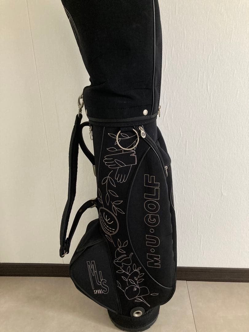 M.U.GOLF /M.Uスポーツ ブラック キャディバッグ