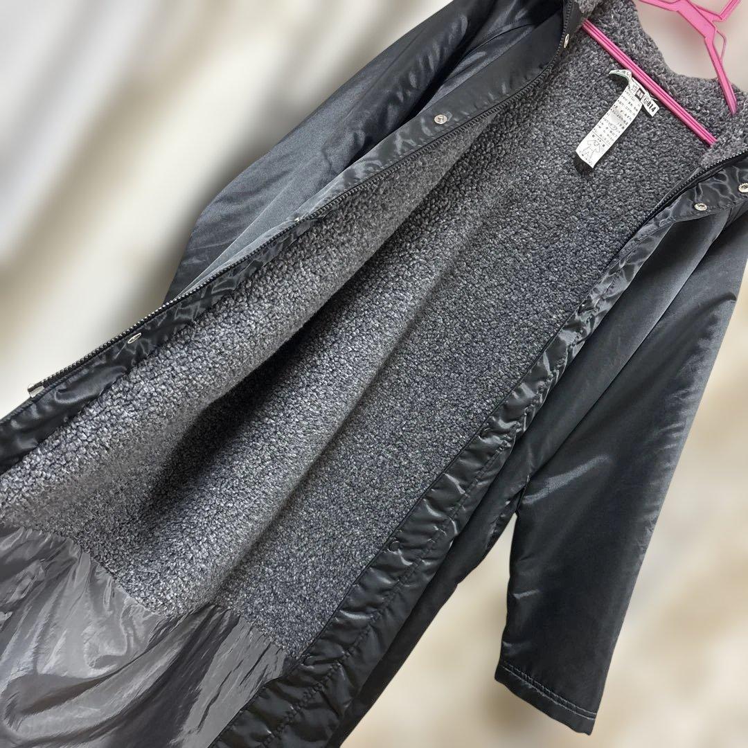 umbro ベンチコート 黒 ボア　極美品