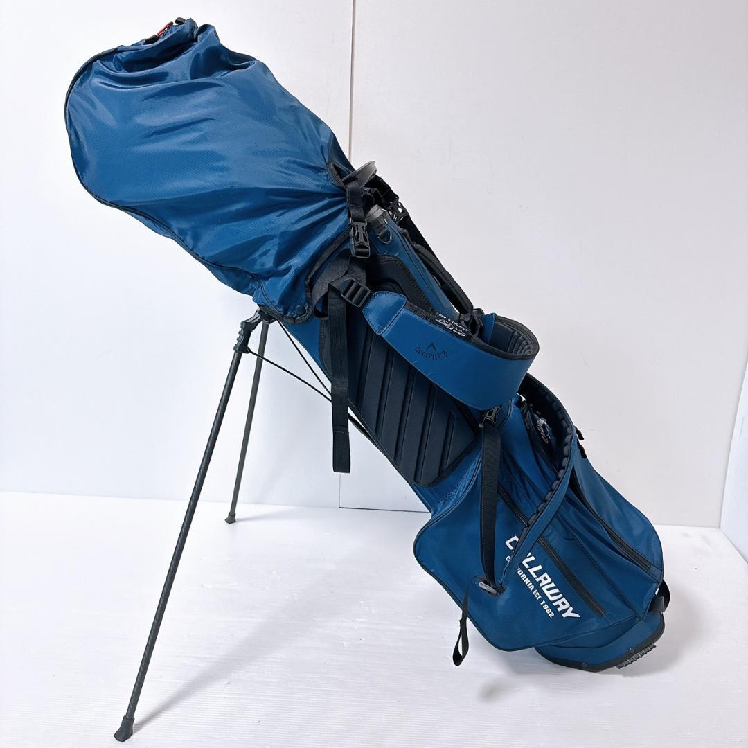 キャロウェイ　キャディバッグ　スタンド式／Callaway　ネイビー（紺）　軽量