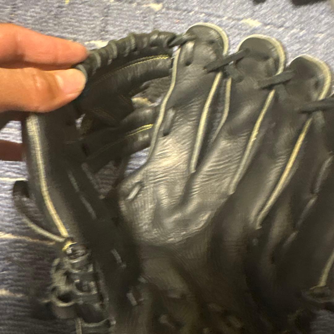 Mizuno セレクトナインソフトプラス　少年用軟式グローブ 黒　オールラウンド