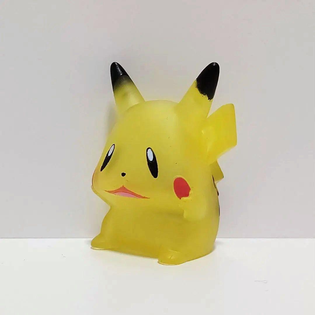 【 激レア 】 ポケモン 変顔ピカチュウ クリア 指人形 ソフビ