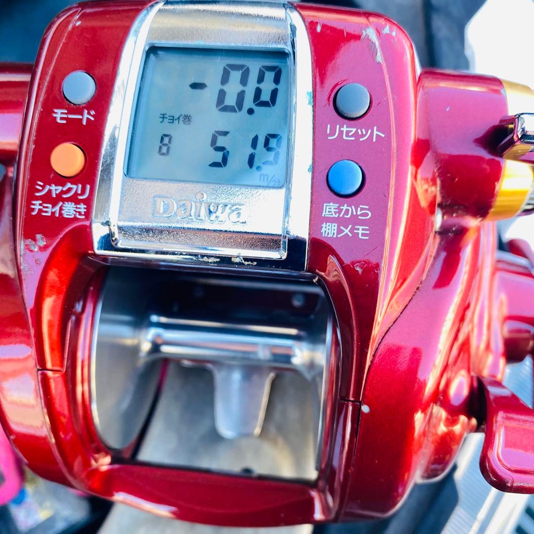 ダイワ タナコンブル 750Fe カスタムハンドル 電源コード 日本製電動リール