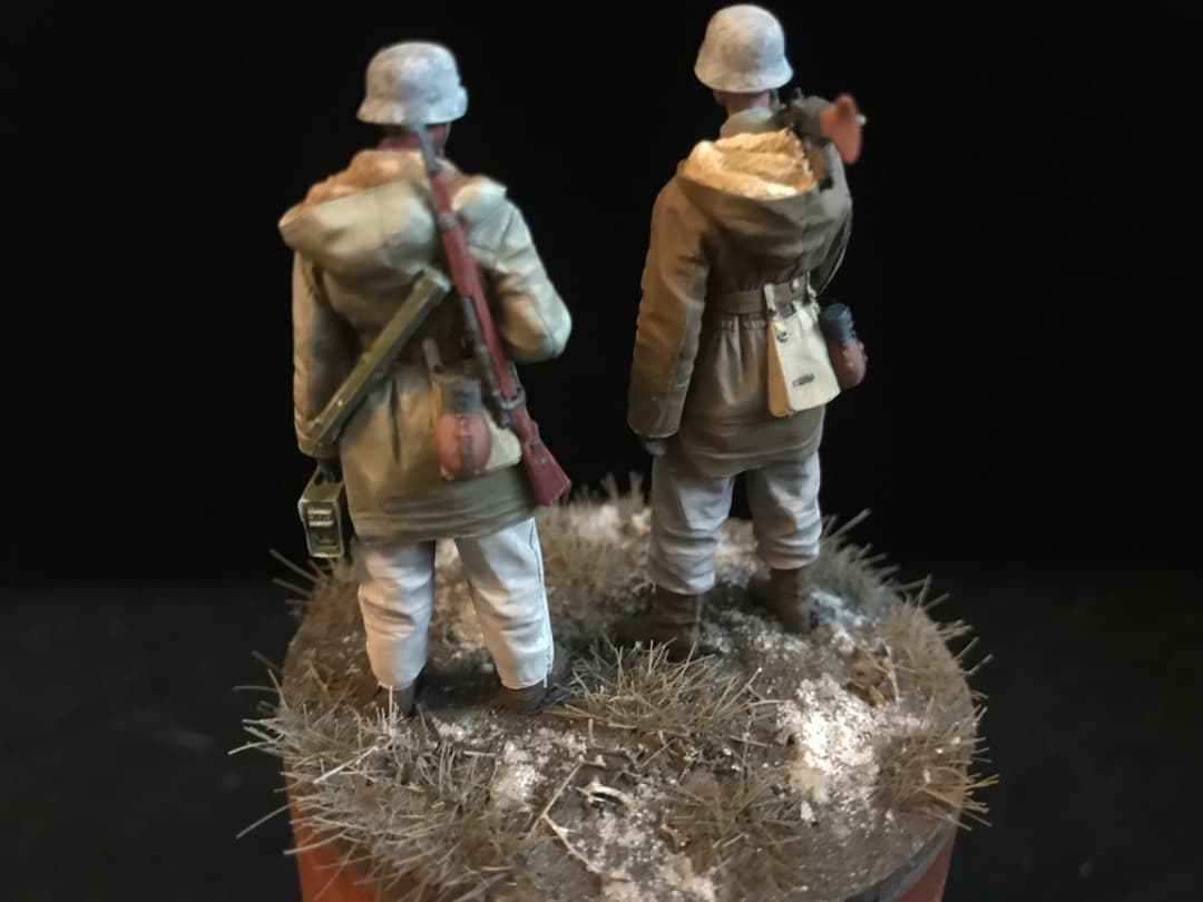ジオラマ　1/35 ドイツ軍　完成品　Alpineフィギュア　第二次世界大戦