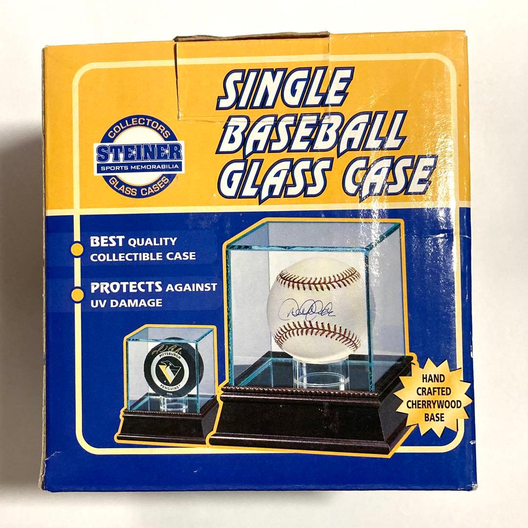 イチロー 選手　直筆サイン　MLB公式球　ガラスケース(紫外線保護)付