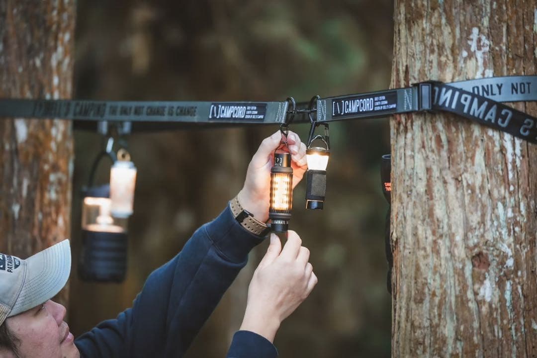[＼] CAMPCORD 機能ガイロープBell's Camping 2本セット
