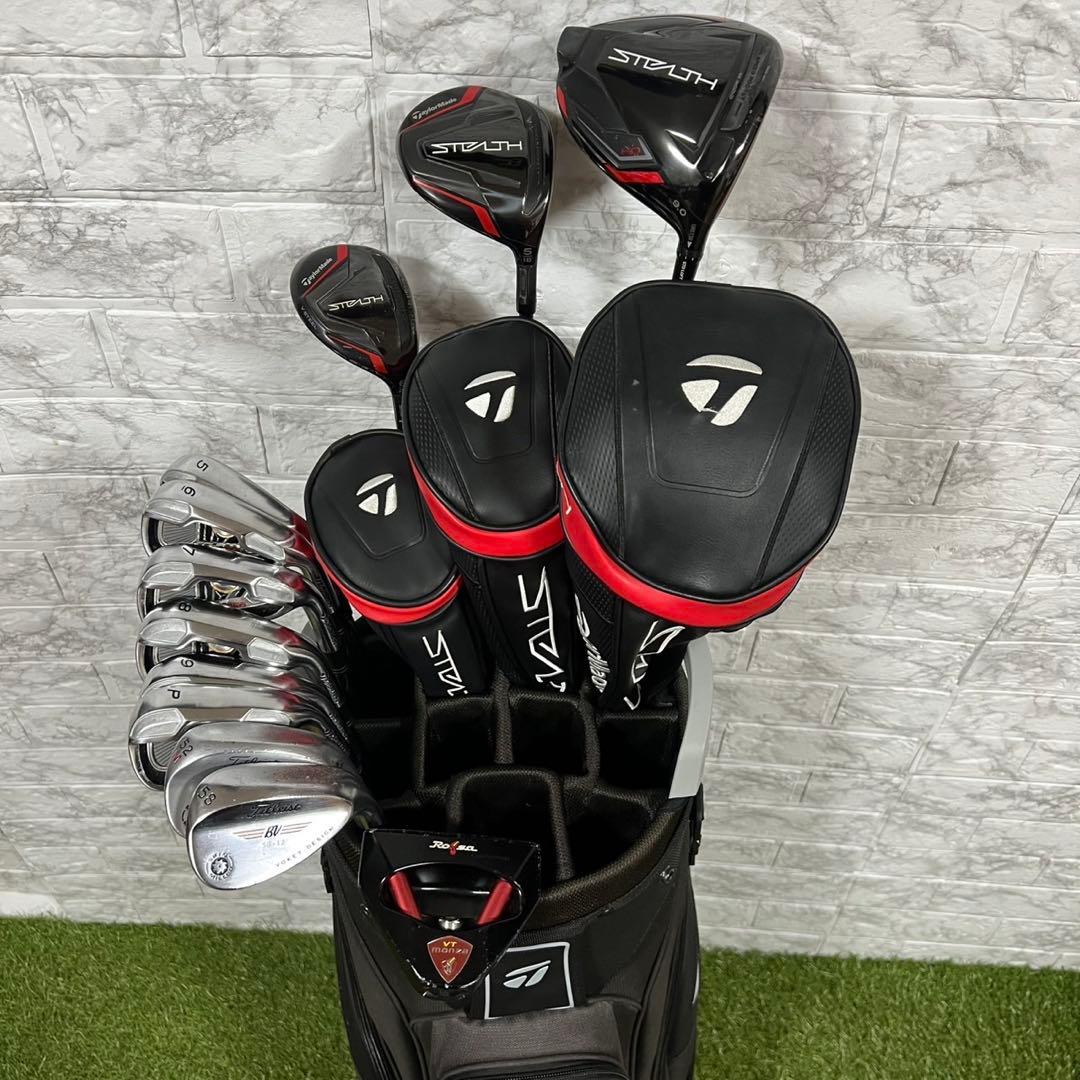 テーラーメイド　ステルス バーナー　メンズゴルフ 12本セット　右　フレックスS
