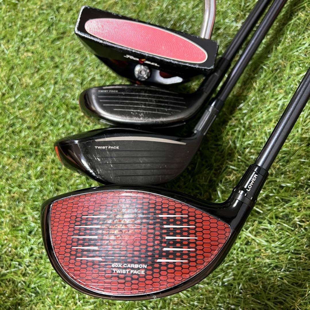 テーラーメイド　ステルス バーナー　メンズゴルフ 12本セット　右　フレックスS
