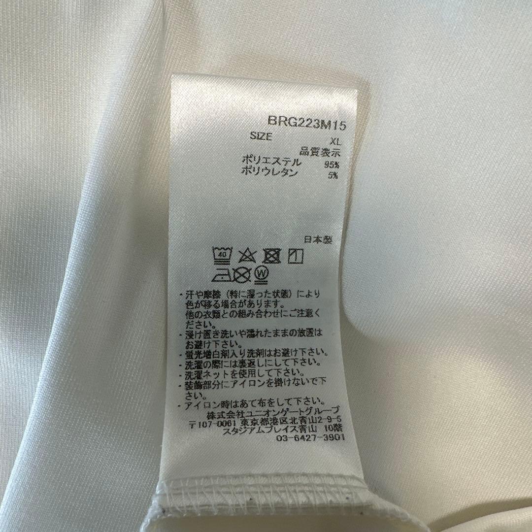BRIEFING ブリーフィングゴルフバイカラーハイネック長袖シャツ　XL