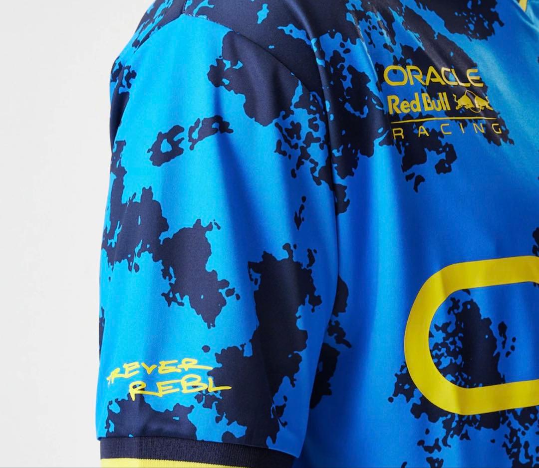 ニューエラ レッドブル　Red Bull Racing Soccer シャツ青