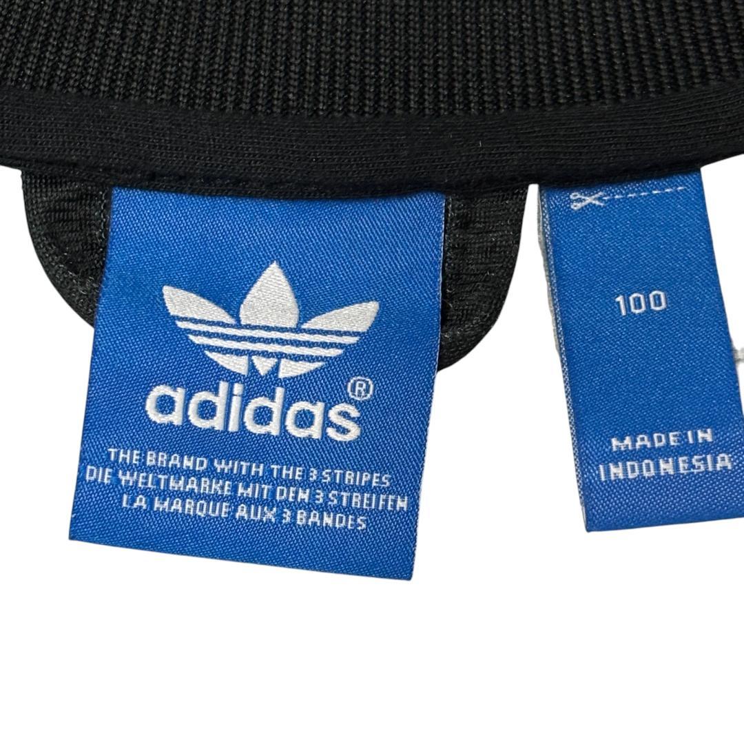 adidas アディダス トラックジャケット　黒×花柄 長袖 ジャージ L