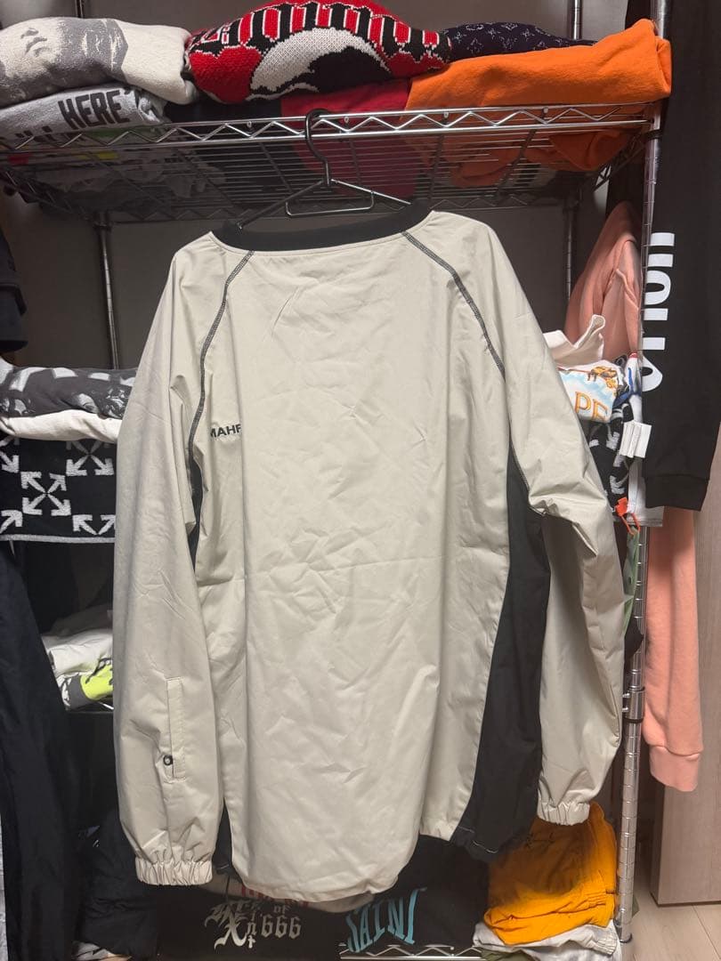 MAHE SUPPLY XL 長袖ウェア ベージュ/ブラック