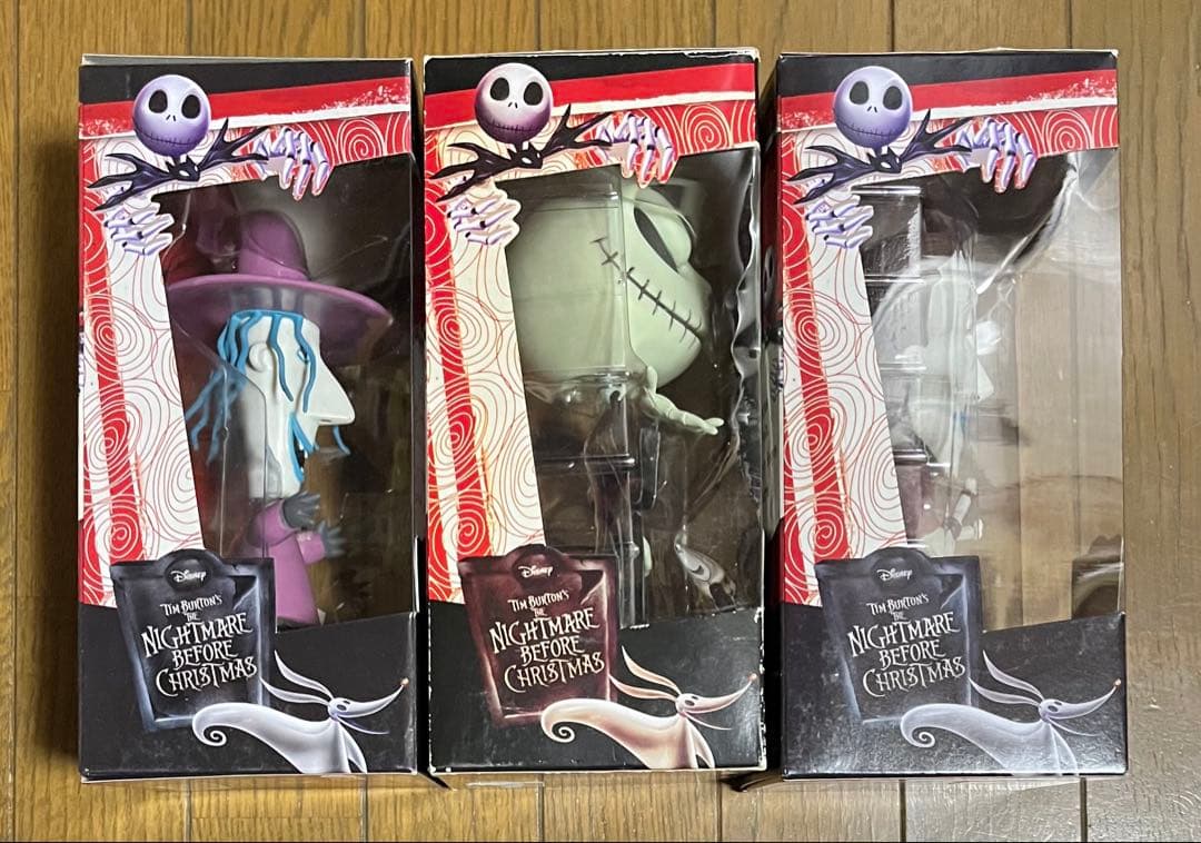 funko ナイトメア・ビフォア・クリスマス ボブルヘッド　ジャック他2体