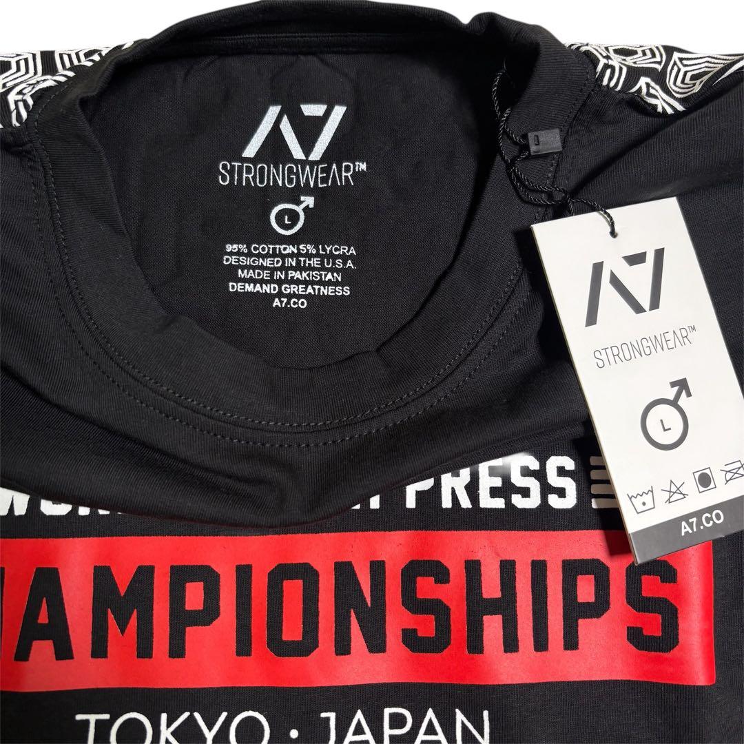 【超希少】A7 Bar Grip 世界ベンチプレス選手権2019 東京大会 L