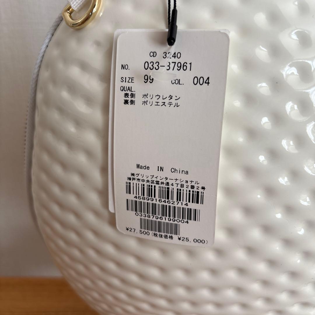 シェルボ CHERVO ゴルフ バッグ ホワイト　定価27,500円