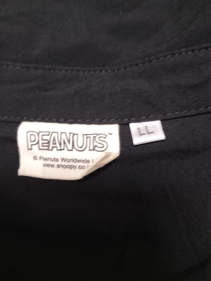 Peanuts ボーリングシャツ ブラック