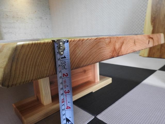 №1秋田杉　一枚板座卓　10帖〜長物　貴重品！