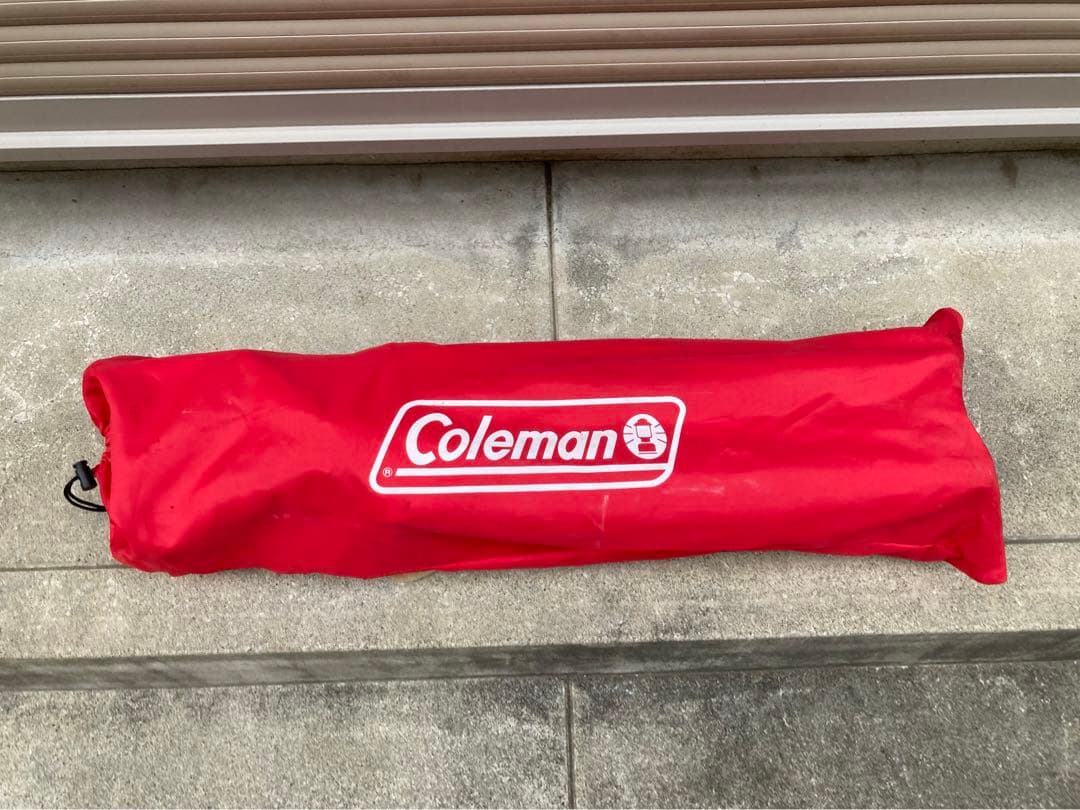 （2脚セット）コールマン　ツーウェイキャプテンチェア　赤　緑