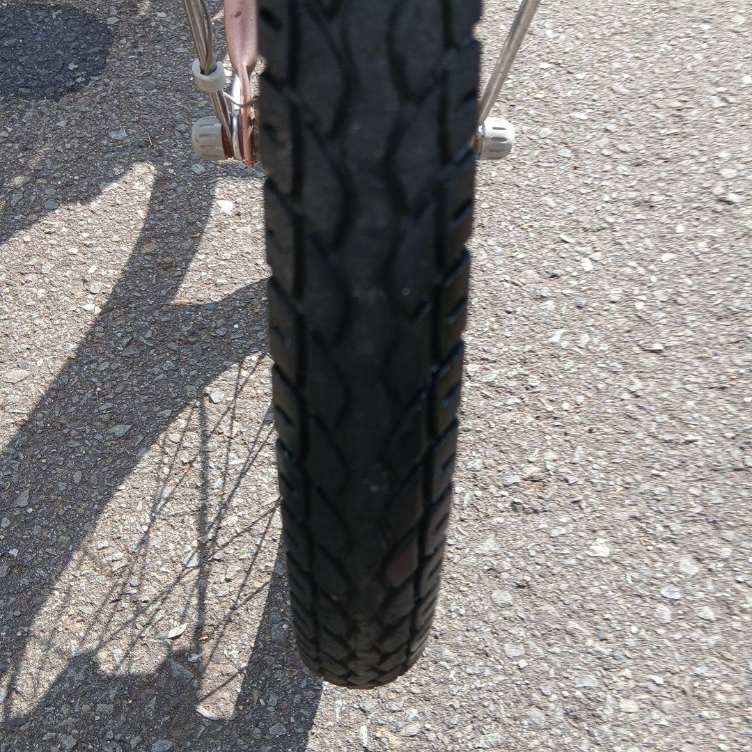 BRIDGESTONE　アルミフレーム　 20インチ　リアかご付き　即乗れます
