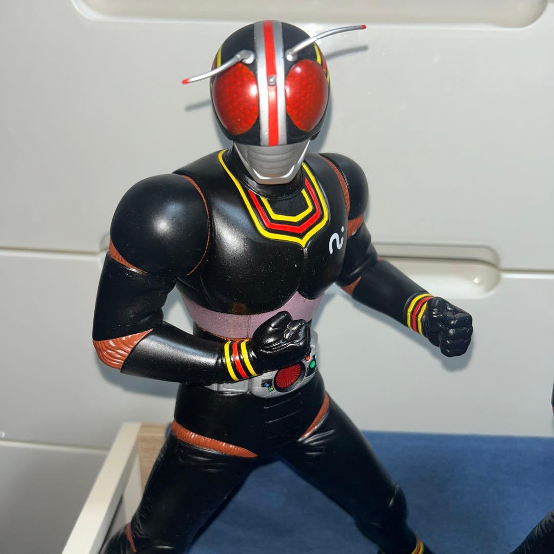 仮面ライダーブラック　ビッグ　ソフビフィギュア　2体