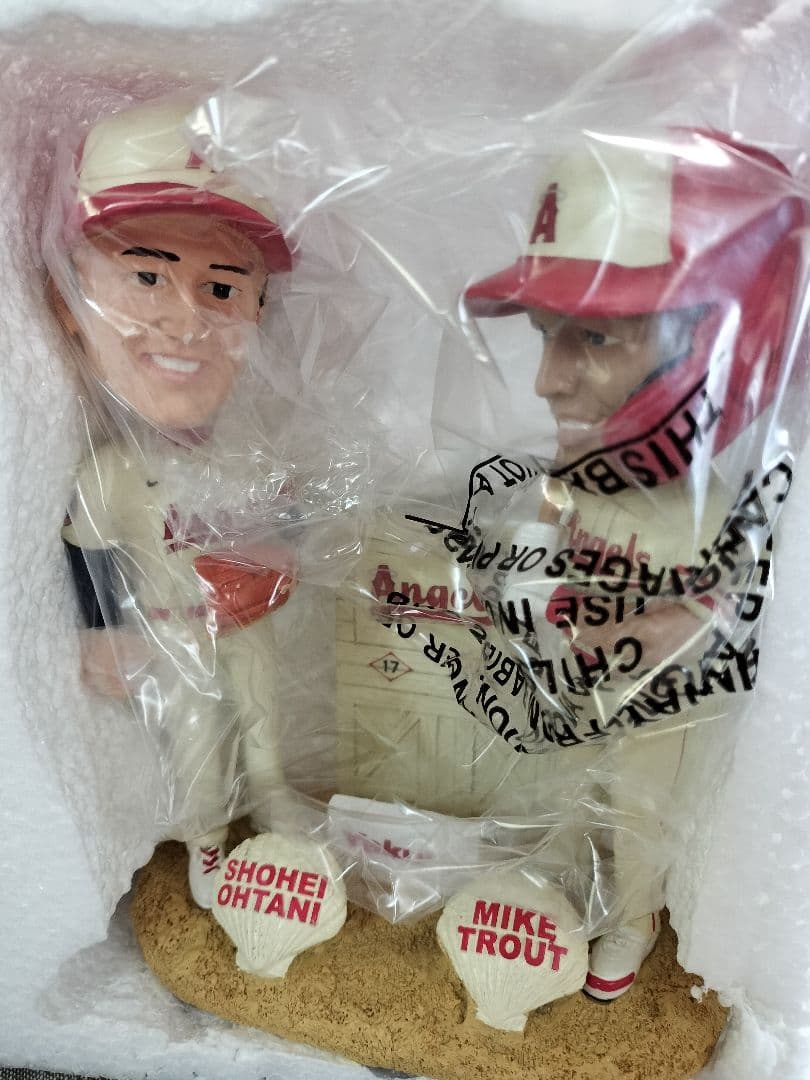 エンジェルス　大谷・トラウト　フィギュア　新品・未使用品　おまけ
