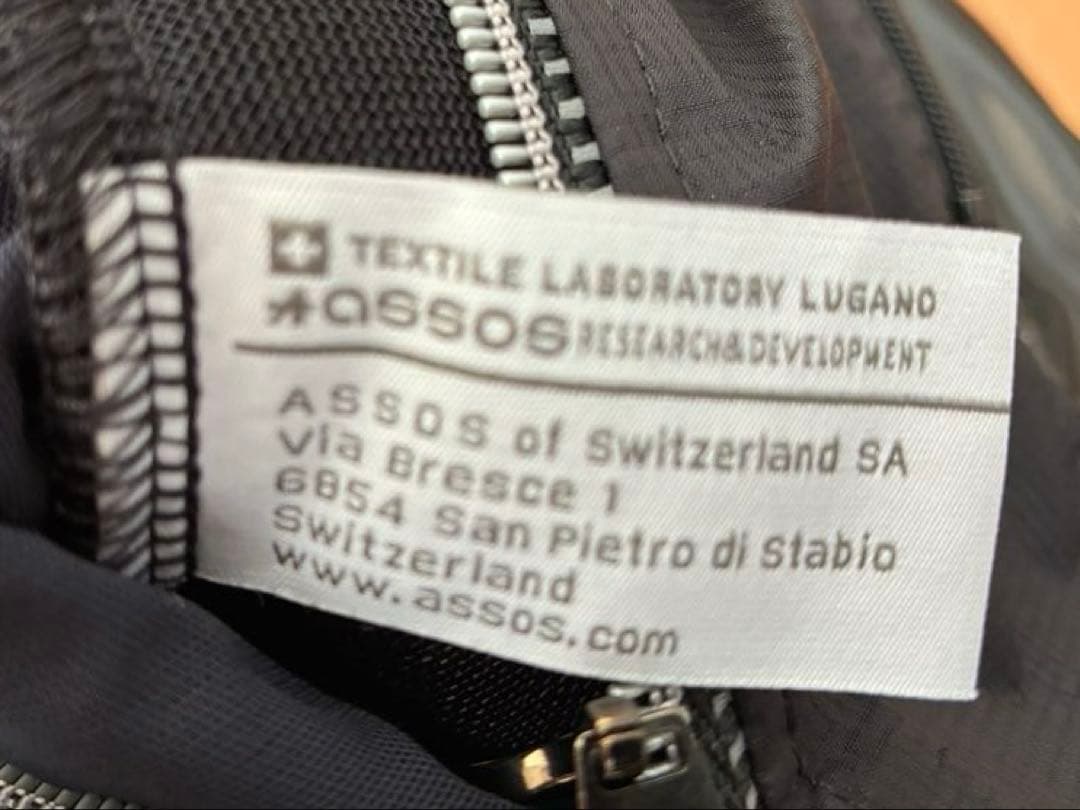 【美品】ASSOS スパイダーバック　ブラック色