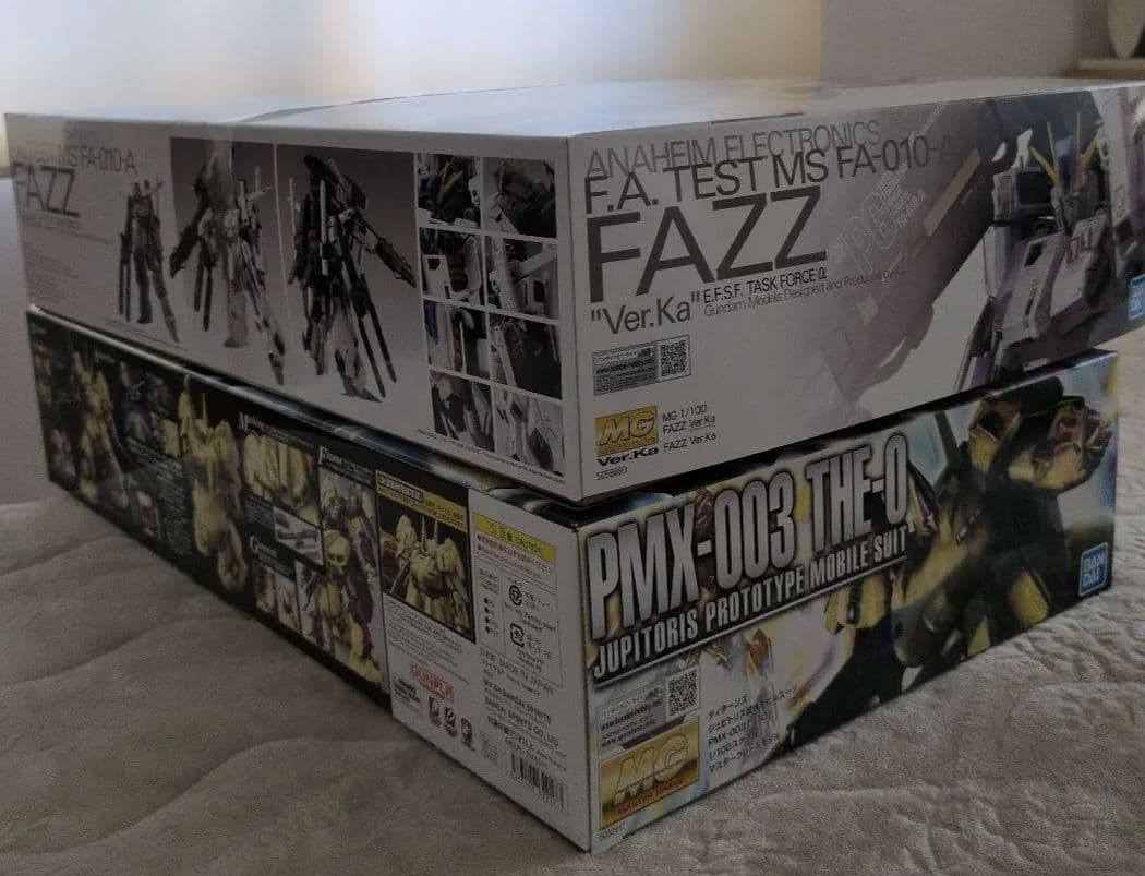 未組立新品　MG FAZZ Ver.Ka、MG ジ・O　２機セット