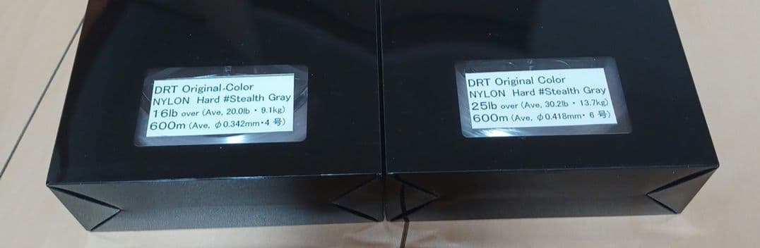 【新品】DRTナイロン ハード 20lb 25lbステルスグレー
