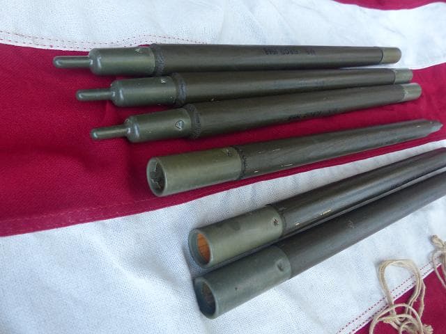 1968” 米軍実物 ナム戦 デッド!　テントポール　6本セット 軍幕 264