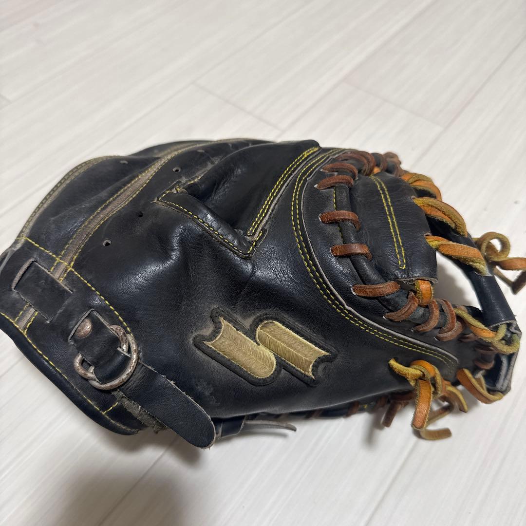 黒 レザー 硬式グローブ ssk