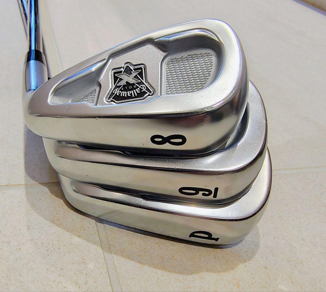 X FORGED 2009 6本,ミルキークロム 56MD-15,VOKEY52