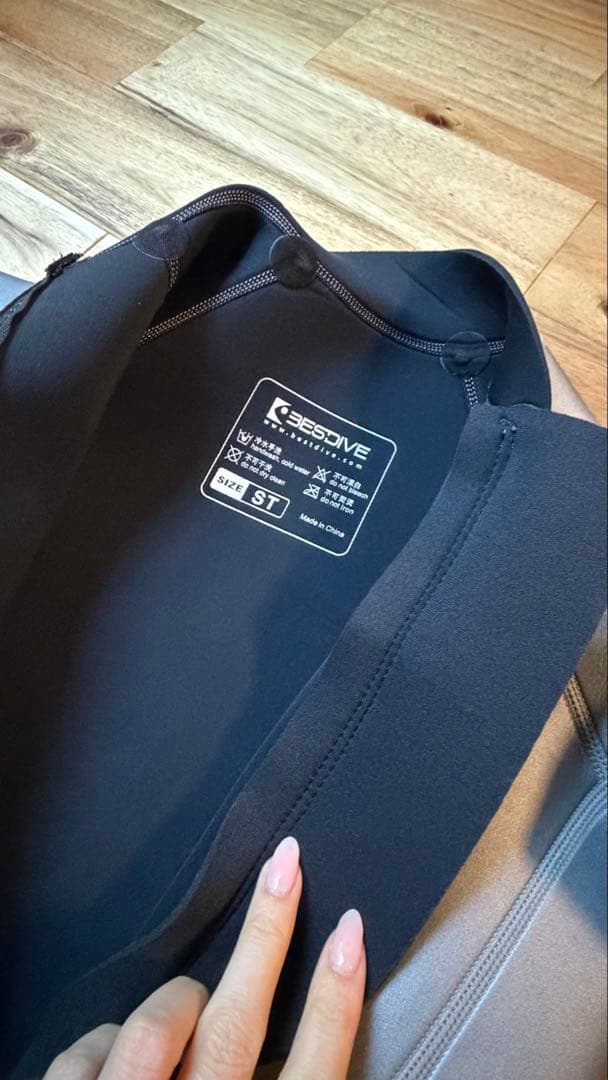ベストダイブ ロンスプ スキン素材 3mm シルバー