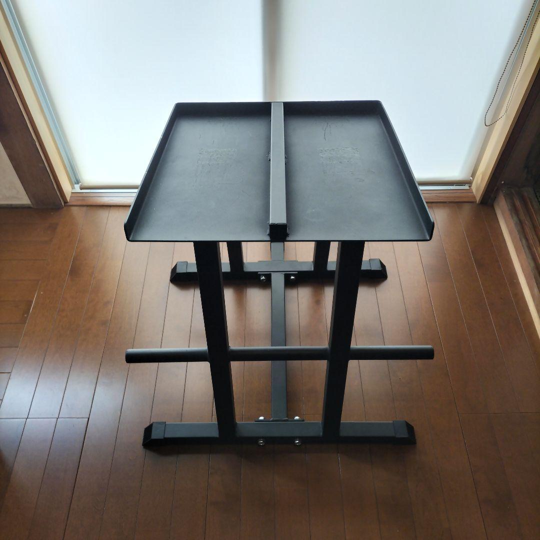 ウエイトトレーニング用スタンド 黒　アイロテック