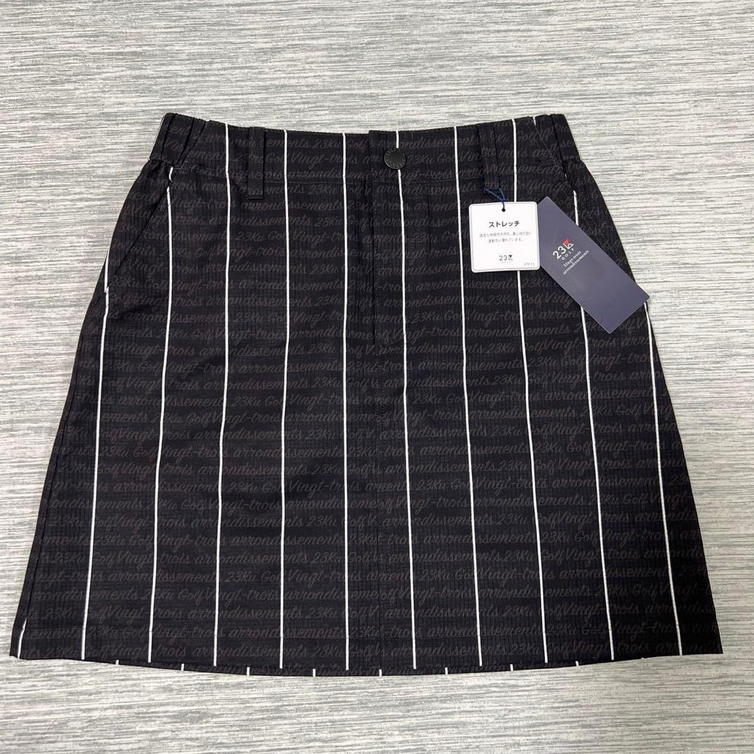 新品タグ付き未使用　23区GOLF 総柄スカート