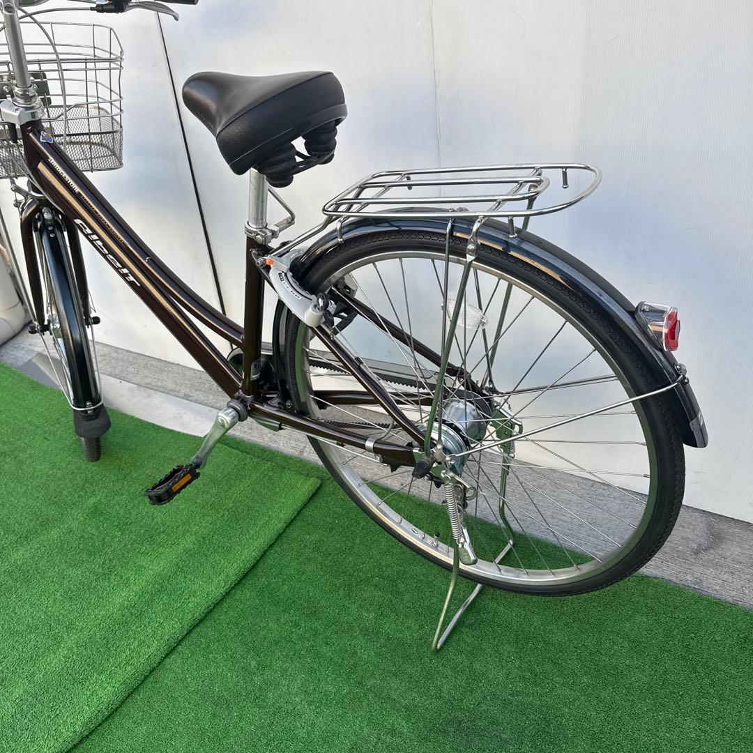 ブリヂストン アルベルト自転車26インチ 内5速 オートライト ブラウン