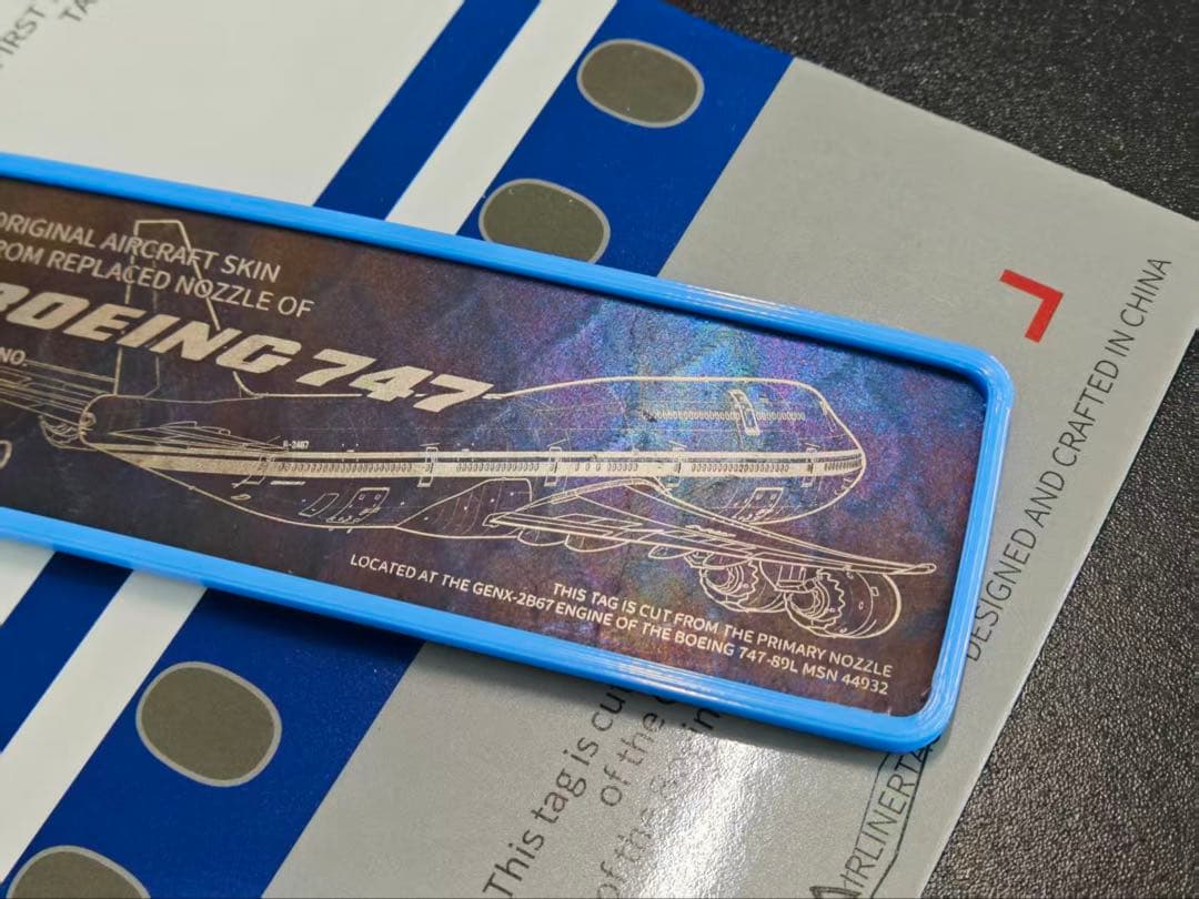CA 中国国際航空 Airlinertags B747-8型機 カーバ付き