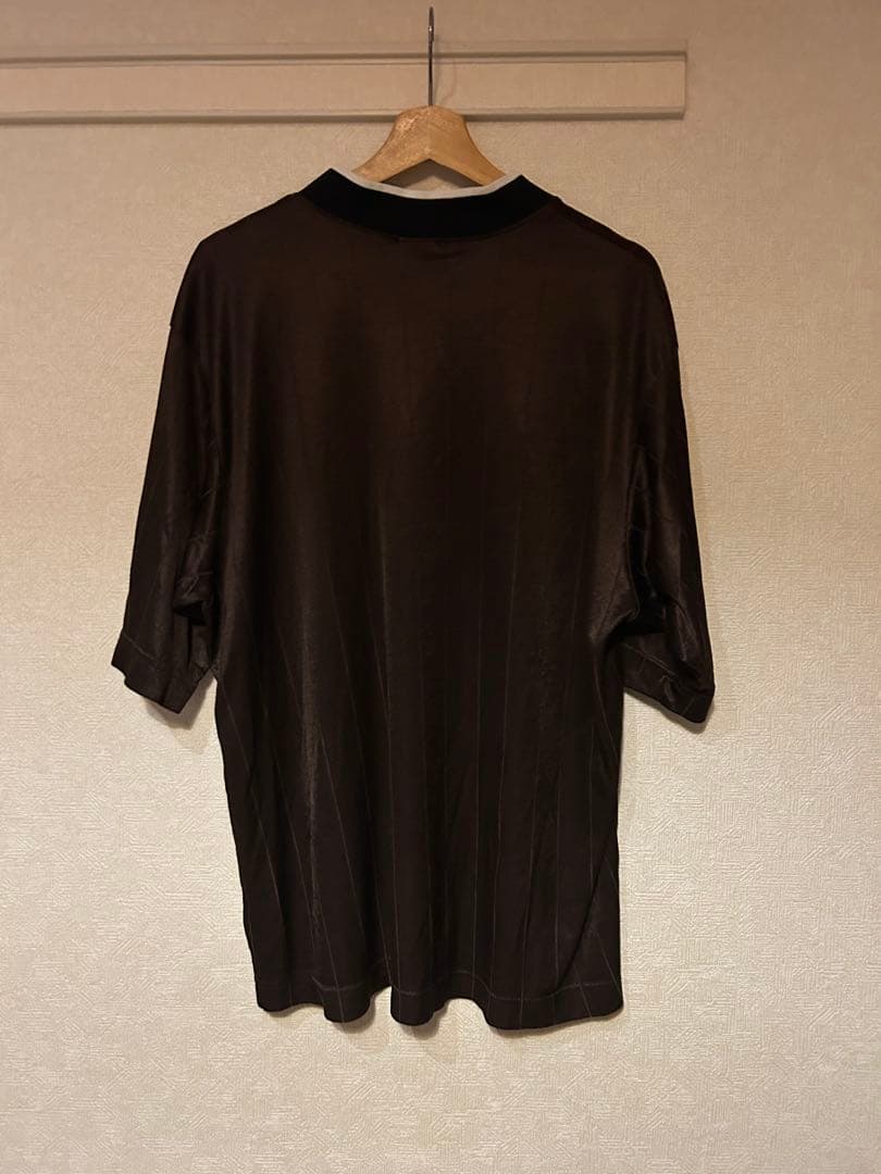 90's OLD Nike ブラウン Vネック スポーツ シャツ Tシャツ 古着