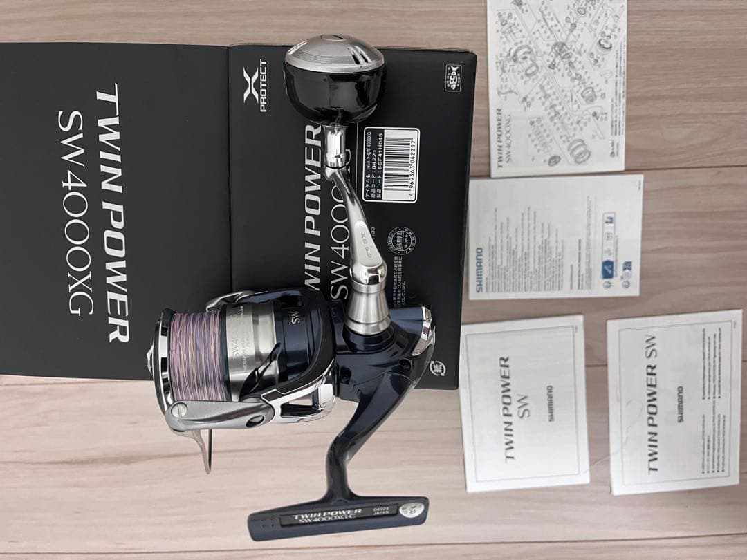 SHIMANOツインパワ-TWINPOWER21SW4000XGスピニング値下