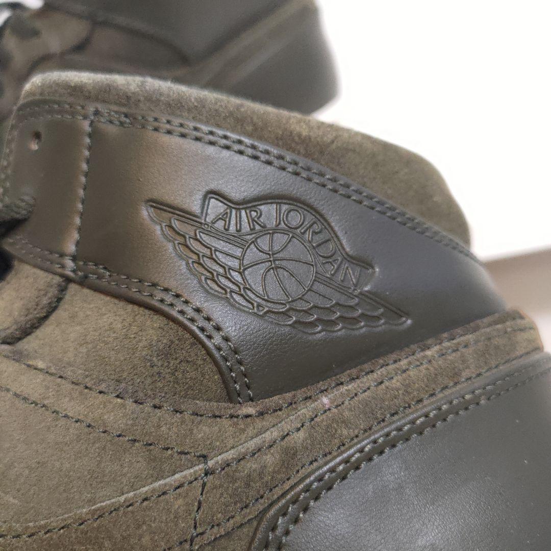 NIKE AIR JORDAN 1 MID カーキ 28.5cm