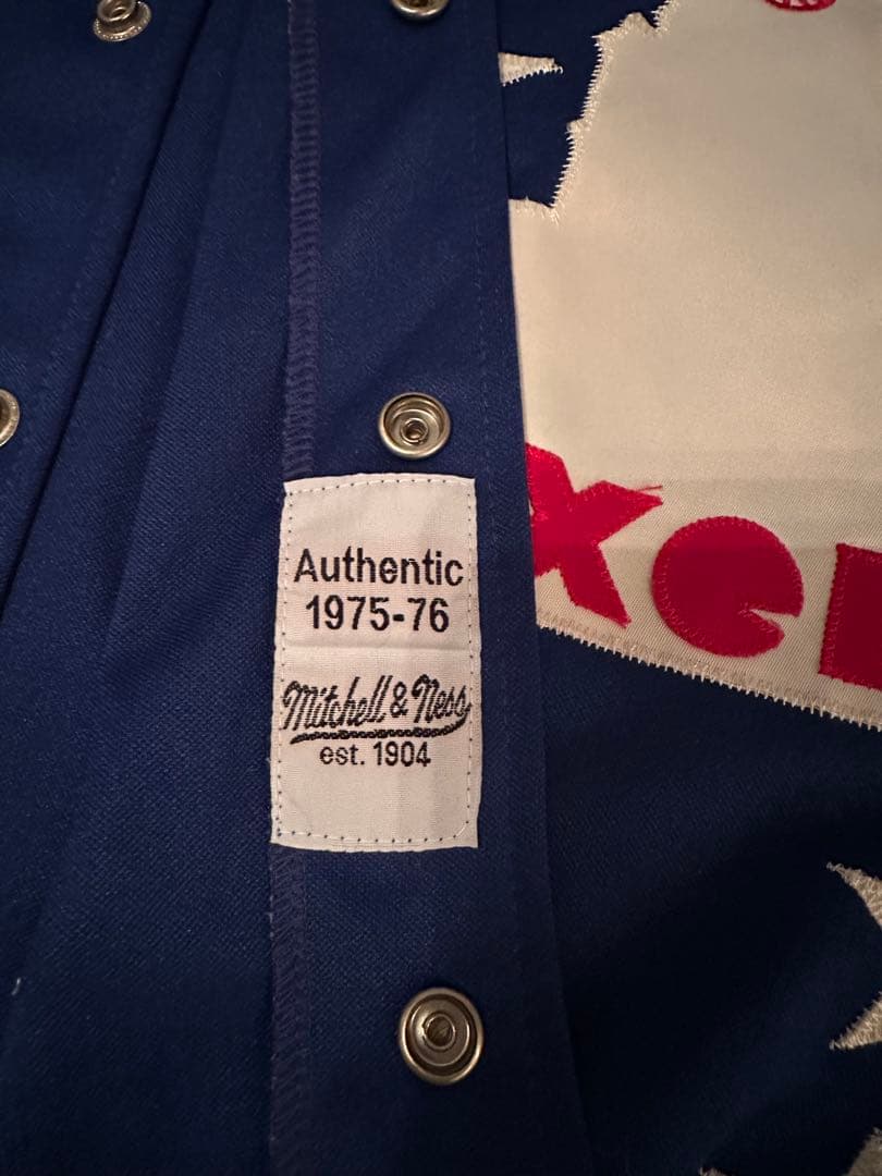 未使用！Mitchell & Ness Philadelphia 76ers