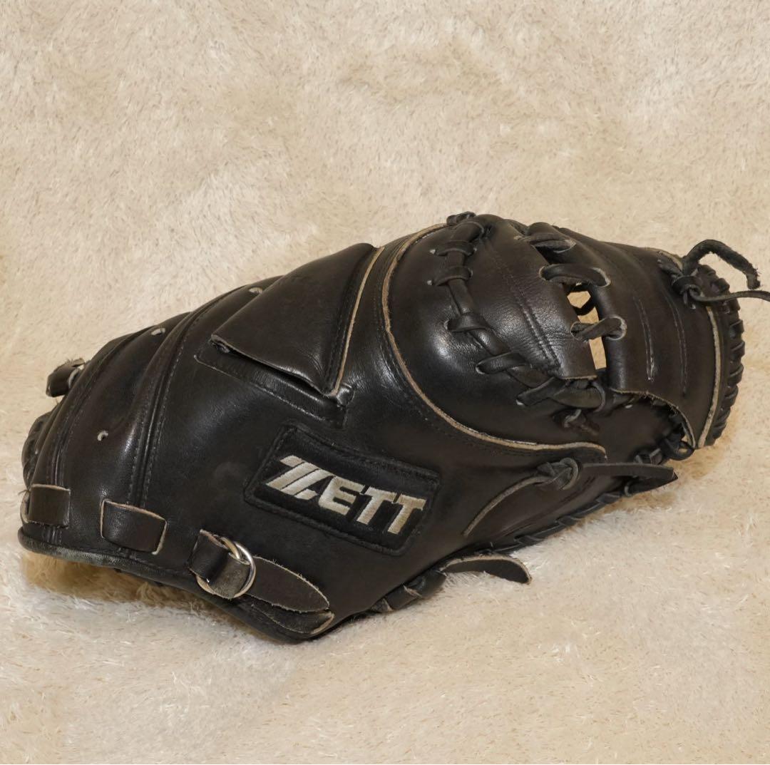 【硬式】ZETT キャッチャーミット ブラック 捕手用